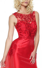 4 of 8 Sherri Hill 50922 Red