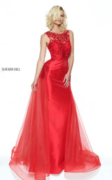 1 of 8 Sherri Hill 50922 Red