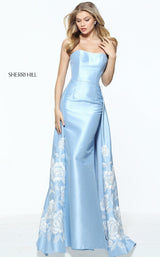 1 of 5 Sherri Hill 51038 Light Blue