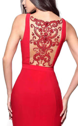 7 of 11 Sherri Hill 51096 Red