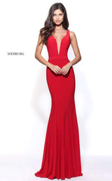 1 of 11 Sherri Hill 51096 Red