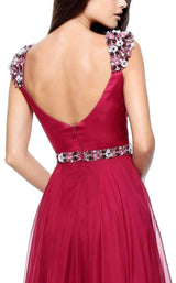 5 of 7 Sherri Hill 51137 Wine