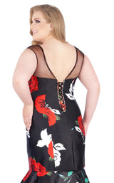 8 of 8 Mac Duggal Fabulouss 77187K Rose