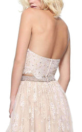 6 of 6 Sherri Hill 51225 Nude