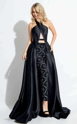 1 of 11 Rachel Allan 7522 Black/Gun Metal