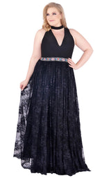 1 of 6 Mac Duggal Fabulouss 77529K Black