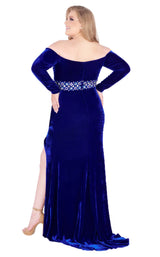 3 of 6 Mac Duggal Fabulouss 77533K Sapphire