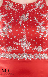 2 of 6 Mac Duggal Fabulouss 77534F Red