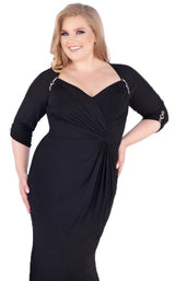 6 of 10 Mac Duggal Fabulouss 77537F Black