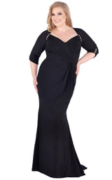 1 of 10 Mac Duggal Fabulouss 77537F Black