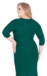 10 of 10 Mac Duggal Fabulouss 77537F Deep Green