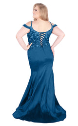 5 of 10 Mac Duggal Fabulouss 77538K Teal