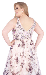 6 of 6 Mac Duggal Fabulouss 77542K Blush-Floral