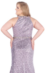 6 of 6 Mac Duggal Fabulouss 77543K Silver