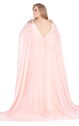 3 of 6 Mac Duggal Fabulouss 77551F Blush Multi