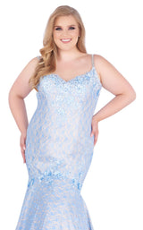 4 of 6 Mac Duggal Fabulouss 77557K Powder Blue