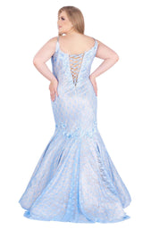 3 of 6 Mac Duggal Fabulouss 77557K Powder Blue