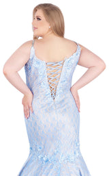 6 of 6 Mac Duggal Fabulouss 77557K Powder Blue