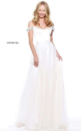 2 of 10 Sherri Hill 50947 Ivory
