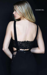 5 of 8 Sherri Hill 50997 Black/Nude