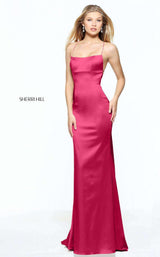 6 of 13 Sherri Hill 51006 Raspberry