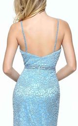 4 of 6 Sherri Hill 51074 Light Blue