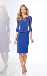 1 of 4 Mon Cheri 117819 Royal Blue
