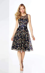 1 of 4 Mon Cheri 117824 Navy/Multi