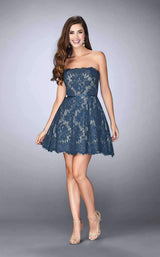 1 of 4 La Femme 23495 Slate Blue