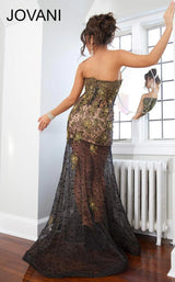 3 of 3 Jovani 78422BG Dress Black-Gold