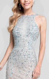 10 of 12 Terani 1712P2517 Sky Blue/Nude