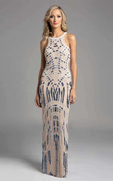 1 of 5 Lara 33254 Nude/Blue