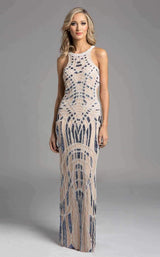 1 of 5 Lara 33254 Nude/Blue