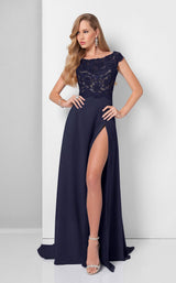 2 of 6 Terani 1711M3366 Navy/Nude