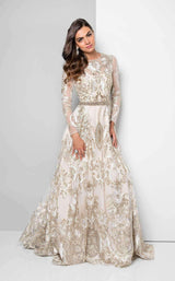 2 of 6 Terani 1712E3652 White/Gold