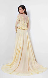 2 of 7 Terani 1713M3477 Yellow/Nude