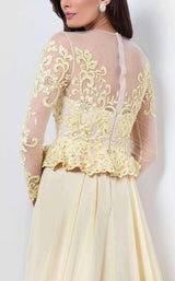 4 of 7 Terani 1713M3477 Yellow/Nude