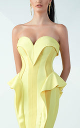 2 of 3 MNM Couture G0731 Yellow