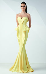1 of 3 MNM Couture G0731 Yellow