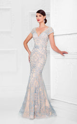 1 of 4 Ivonne D 117D70 Nude/Blue