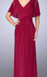 7 of 8 La Femme 23160 Burgundy
