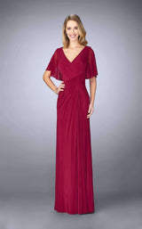 4 of 8 La Femme 23160 Burgundy