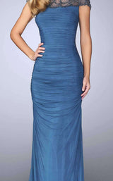 6 of 8 La Femme 23215 Slate Blue