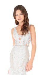 3 of 4 Mac Duggal 79158D Ivory