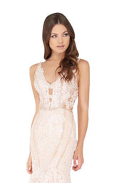 4 of 4 Mac Duggal 79158D Peach-Sorbet