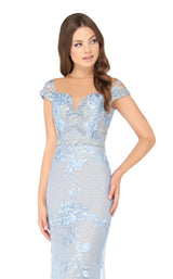 7 of 12 Mac Duggal 79182D Powder Blue