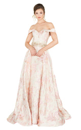 1 of 6 Mac Duggal 79195D Pink Multi