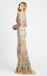 2 of 3 Mac Duggal 79222 Dress Nude-Multi