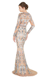 3 of 6 Mac Duggal 79222D Nude Multi