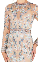 5 of 6 Mac Duggal 79222D Nude Multi